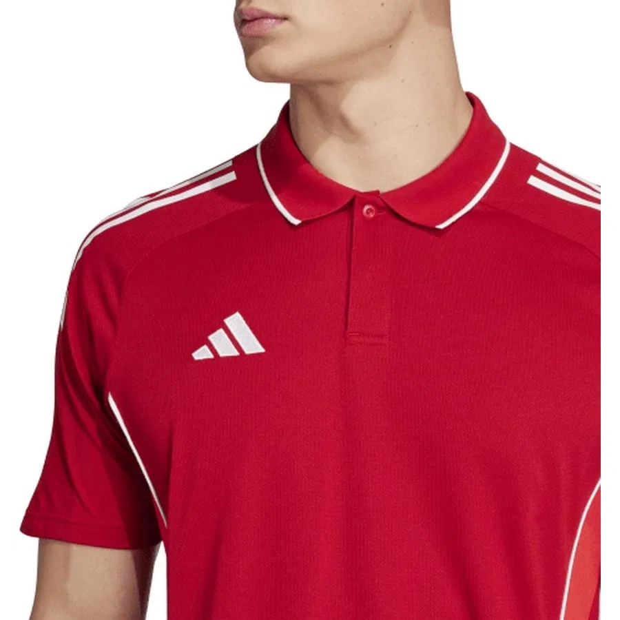 Мужское поло с длинным рукавом adidas TIRO25C, Красный — фото 4