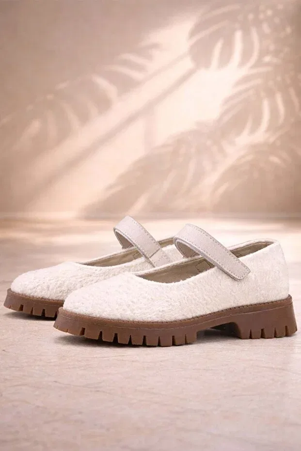 Детские балетки для девочек с ортопедической стелькой Rakerplus, Nude Color