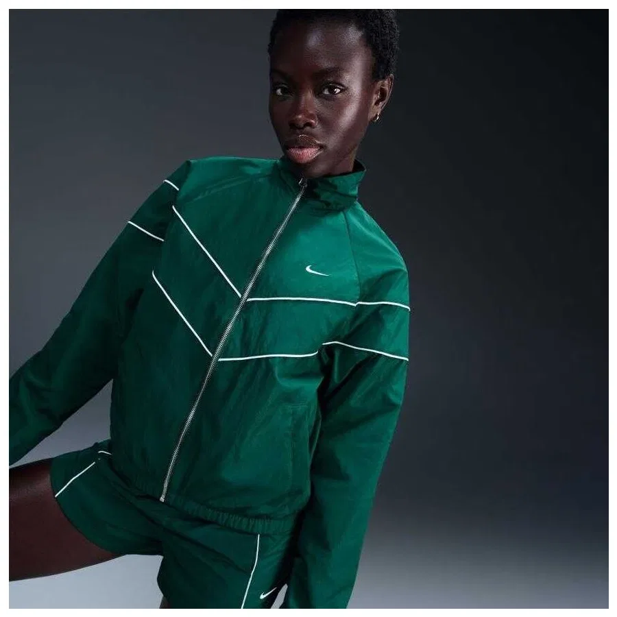 Женская спортивная куртка Windrunner с UV-защитой, Nike, Зеленый