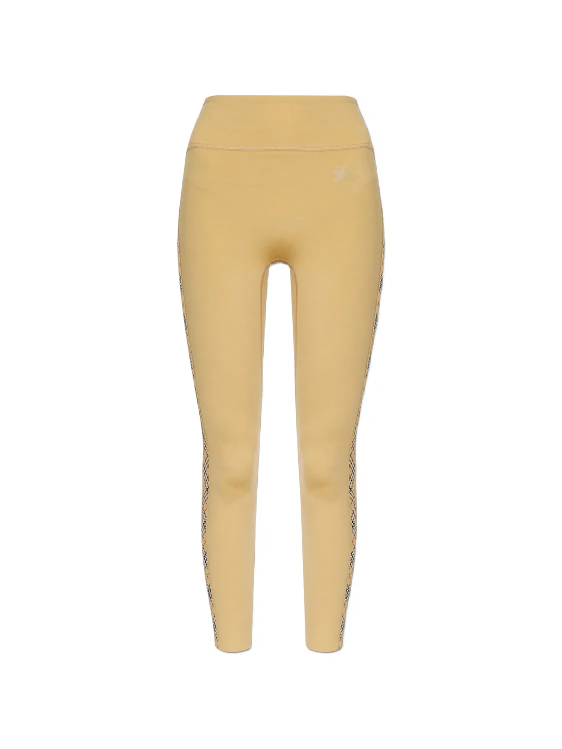 Burberry Леггинсы Check-Trim Нейтральные