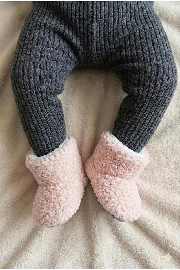 Детские тапочки для девочек с принтом Numix Baby Kids, Powder Pink