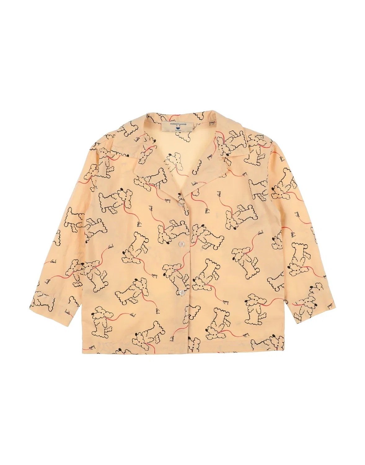 Детская рубашка с длинным рукавом Weekend House Kids, бежевый