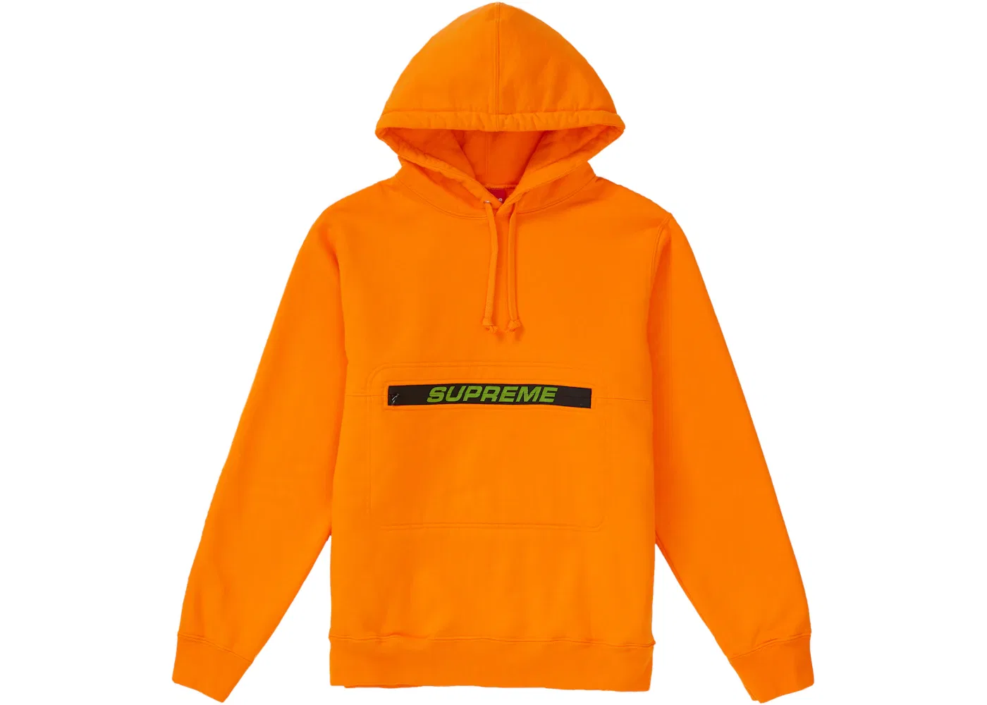 Мужской свитшот с капюшоном Supreme Hooded Sweatshirt, Orange