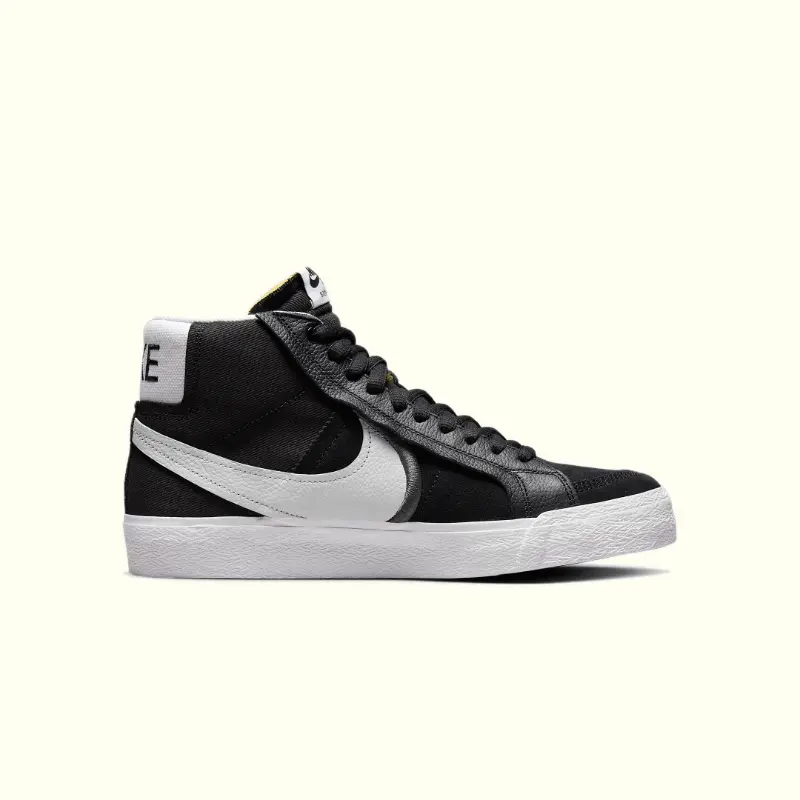 Женские кеды Nike SB Court Mid PRM, черно-белый — фото 4