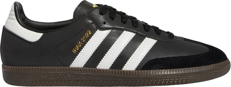 Кроссовки Adidas IRAK x Samba 'Black Gum', черный - фото