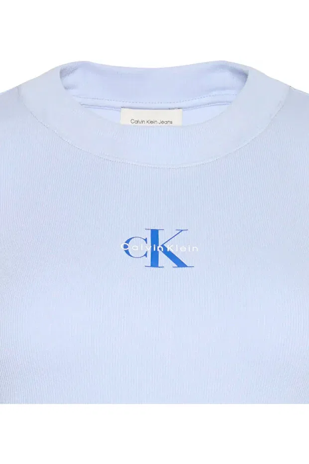 Женская футболка с длинным рукавом Calvin Klein, Blue — фото 3