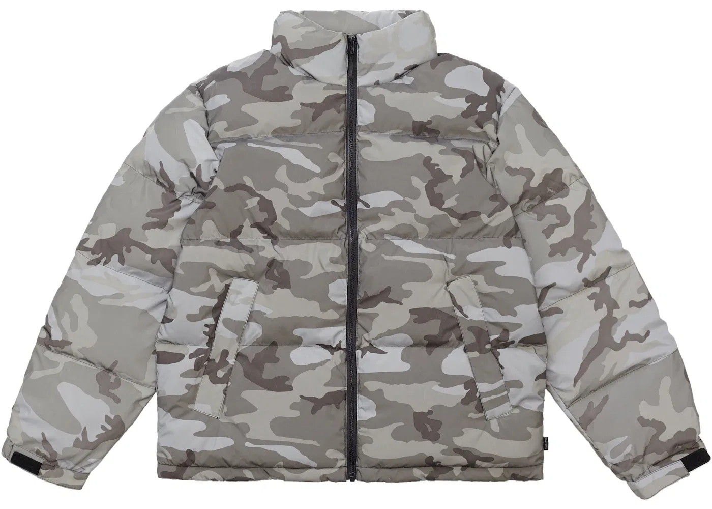 Мужская куртка с принтом Supreme Reflective Camo Down Jacket, Snow Camo