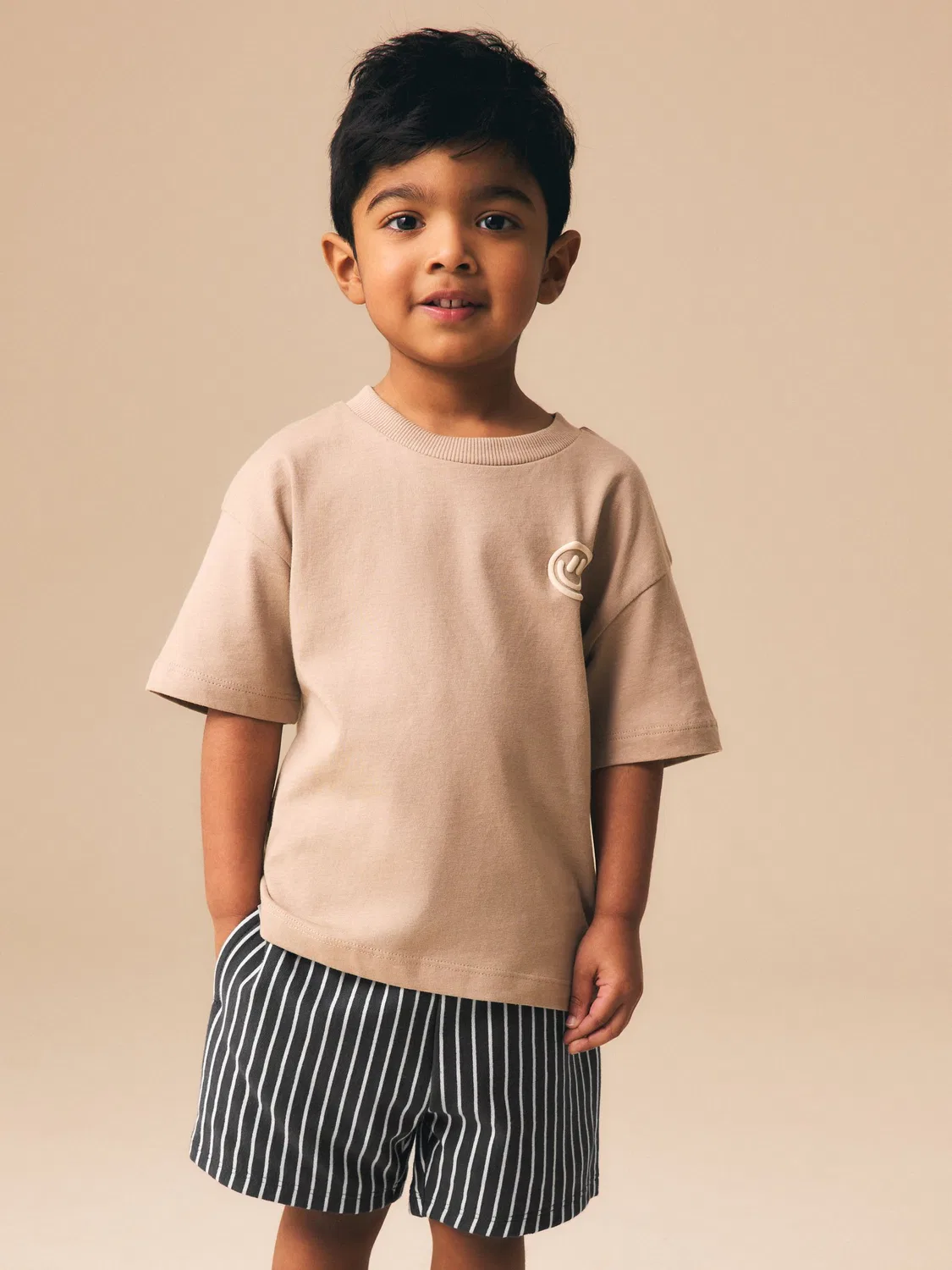Шорты хлопковые, модель Black Jersey Shorts Next, черный — фото 2
