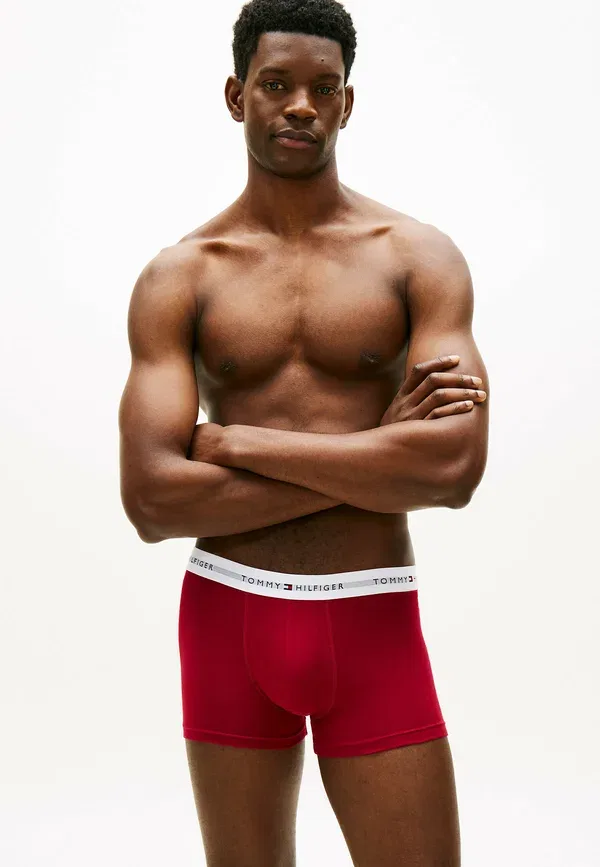 Комплект из 3 трусов с логотипом на поясе Tommy Hilfiger, Red, Aegean Sea, Raspberry, Juice