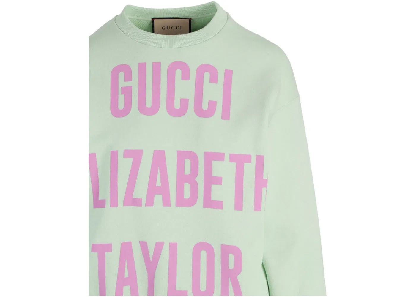 Женский свитшот с принтом Gucci Graphic Printed, Green — фото 3