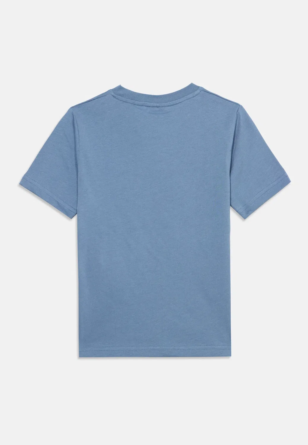 Простая футболка унисекс - базовая модель Lyle & Scott, Power Blue — фото 2