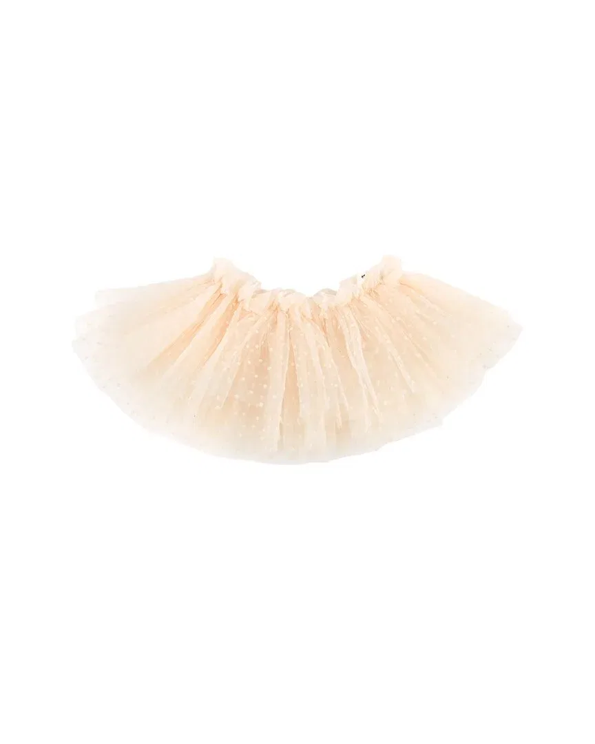 Детское платье-пачка с принтом в горошек Velvet Mini Dot 4-Layer Tutu oh baby!, синий