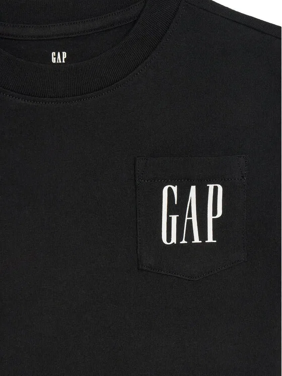 Футболка regular fit Gap, черный — фото 3