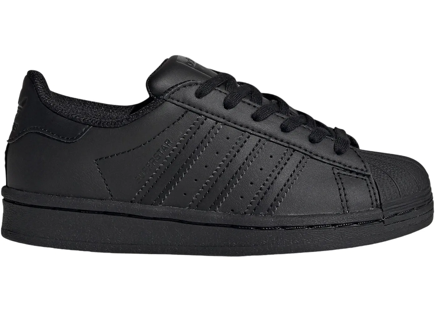 Детские кроссовки Lifestyle Adidas Superstar, Core Black/Core Black/Core Black