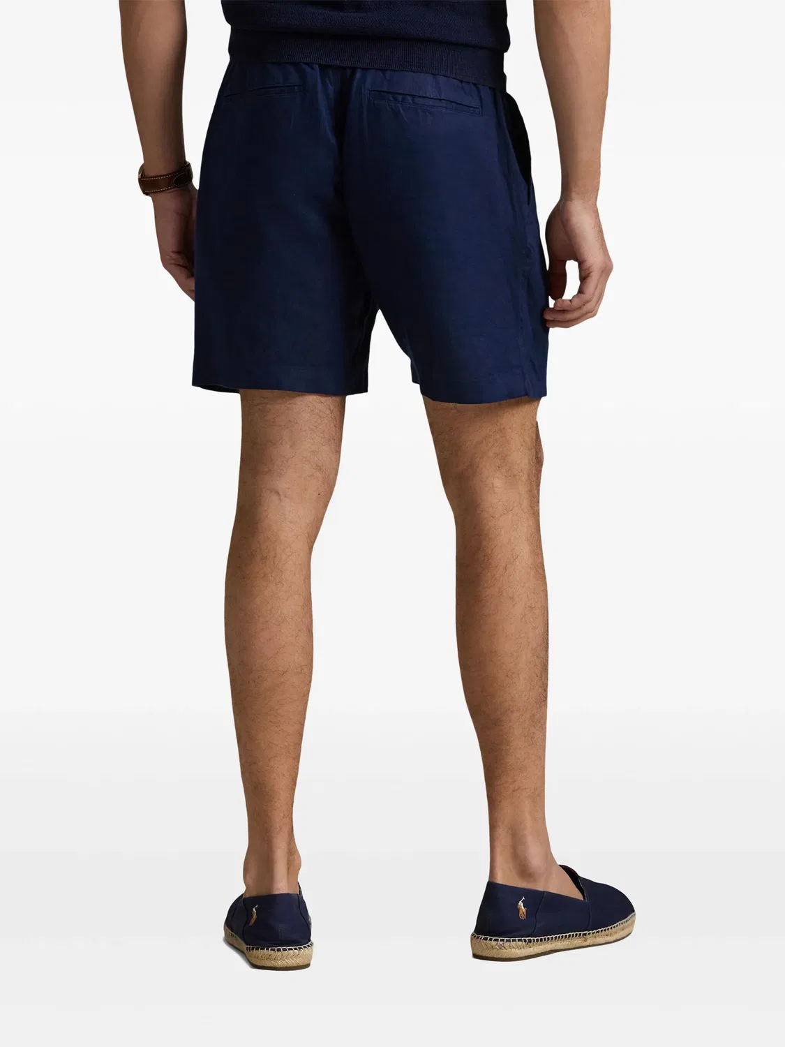 Polo Ralph Lauren Шорты с логотипом темно-синего цвета — фото 3