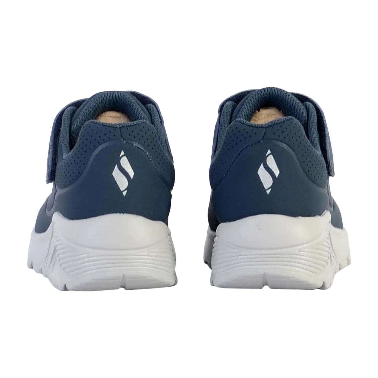 Детские кроссовки с технологией Memory Foam Skechers Uno Lite, Blau Navyblau Weiss — фото 4