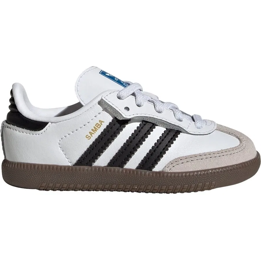 Кроссовки детские с эластичной шнуровкой Samba OG Comfort Closure adidas, Белый