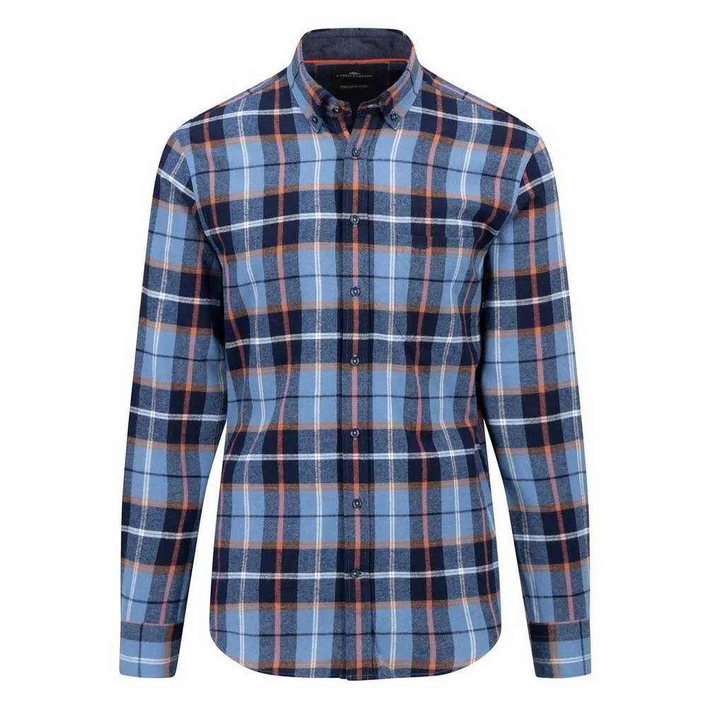 

Рубашка Fynch Hatton 14106030, синий