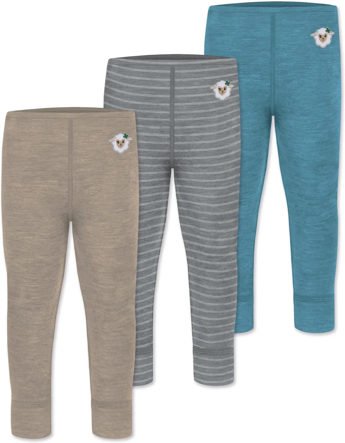 Комплект из 3 пар детских трусов-шорт из мериносовой шерсти Tutira Normani Outdoor Sports, синий