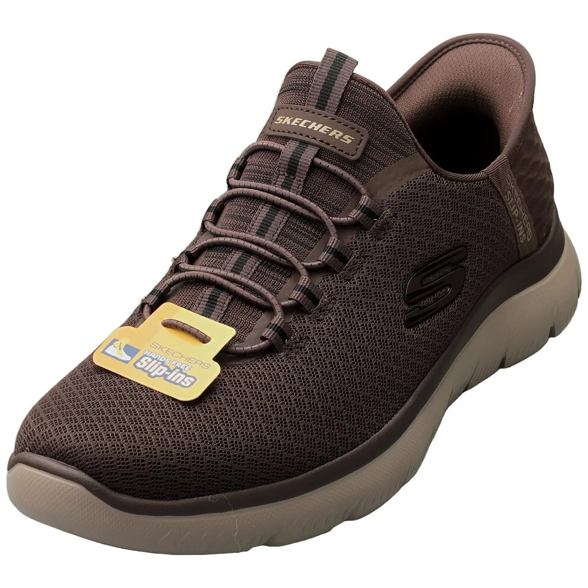 Детские кроссовки для мальчиков с кроссовками-слипонами Skechers, Chocolate
