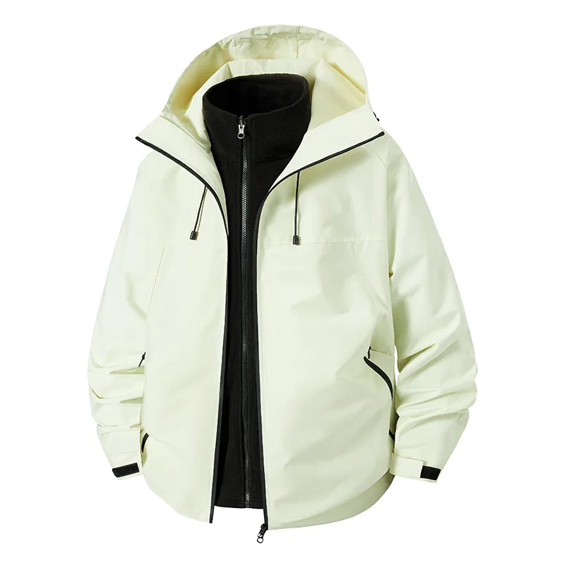Детская куртка с флисовой подкладкой Red bean, Light Yellow