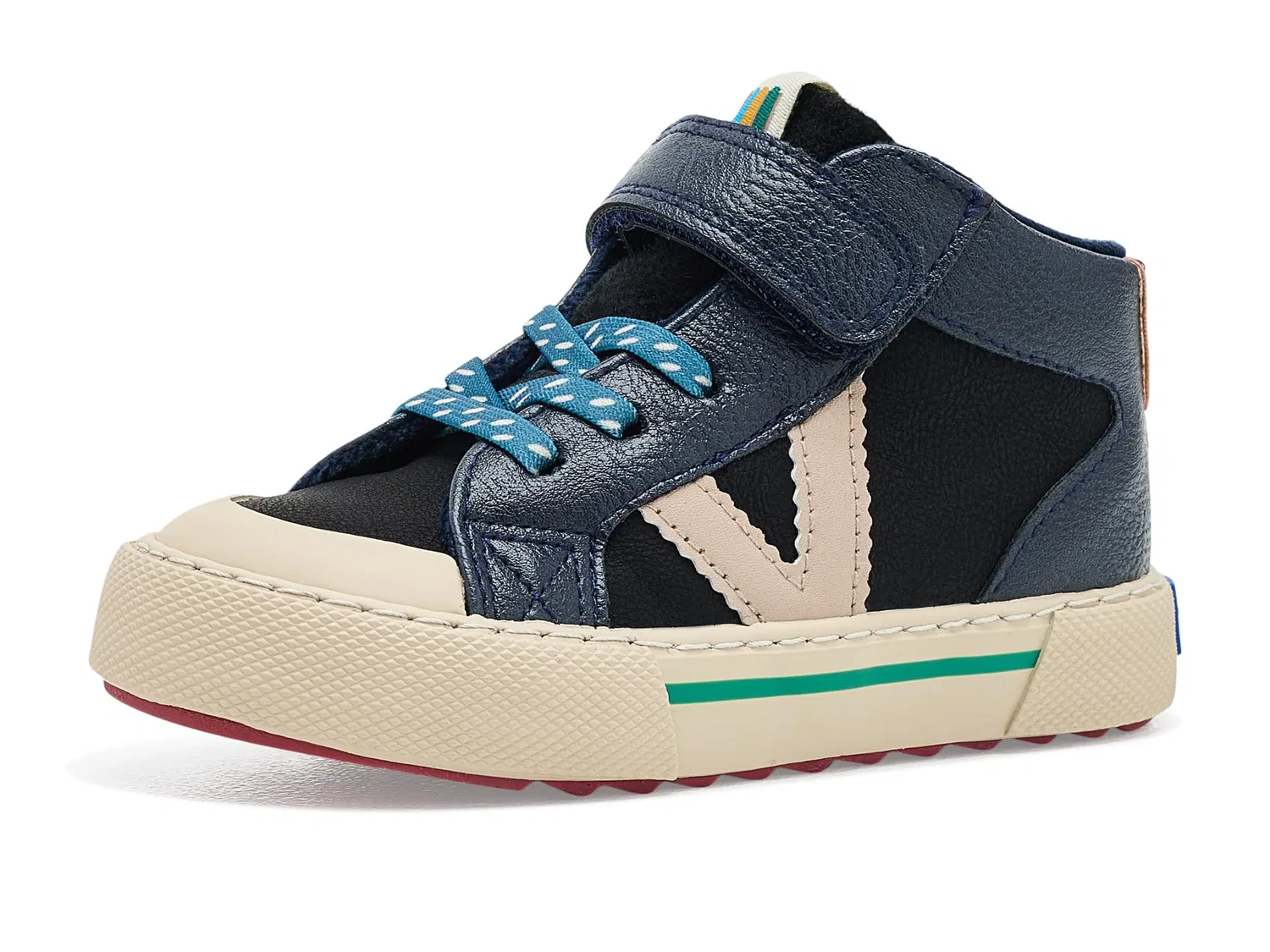 Кроссовки Tribu Tira & Elastico Efecto Piel (для малышей, маленьких и больших детей) Victoria Kids, Marino