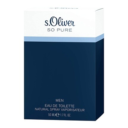 Туалетная вода S.Oliver So Pure Men, натуральный спрей, 50 мл — фото 3