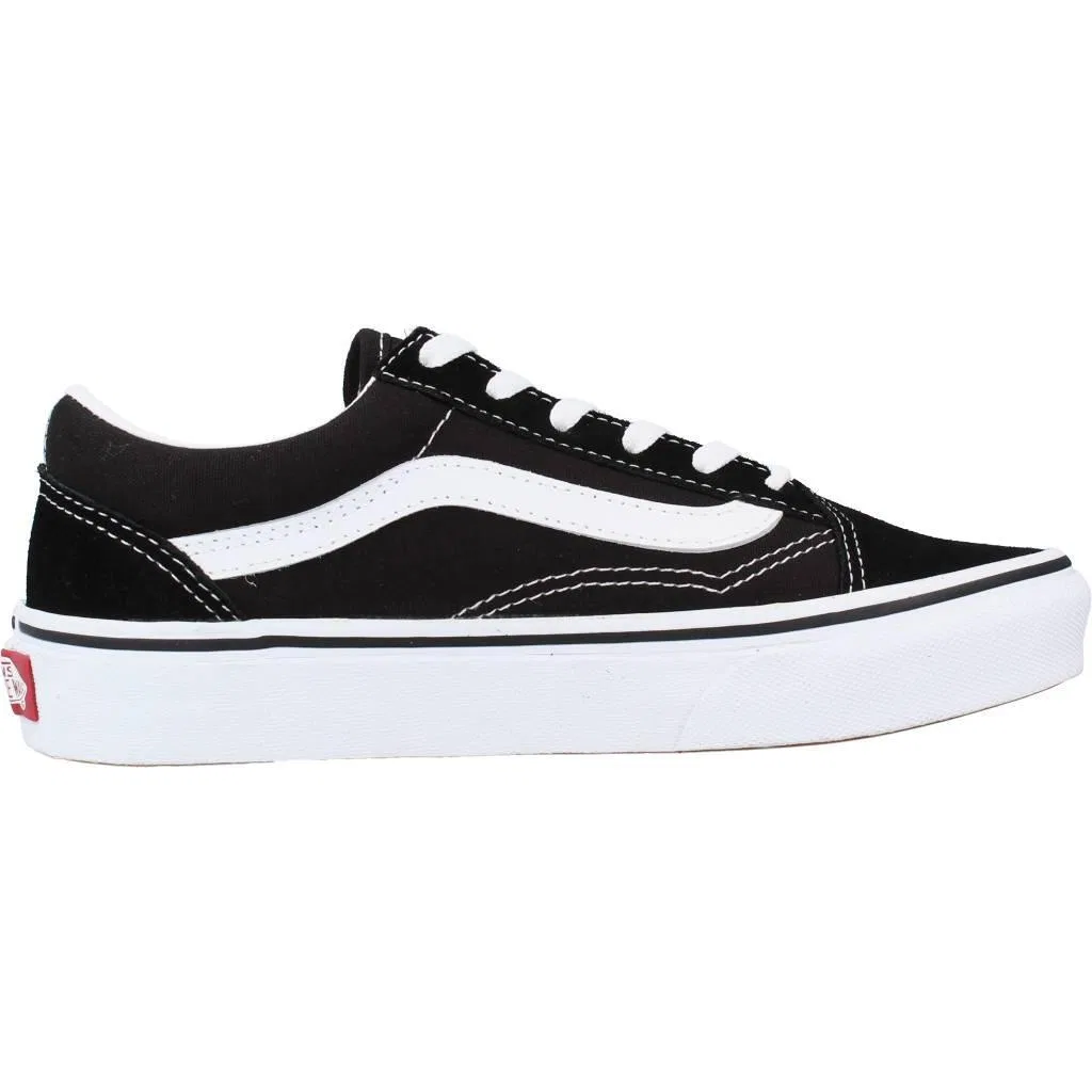 Детские кеды Vans Old Skool Low, Цвет: Schwarz — фото 4