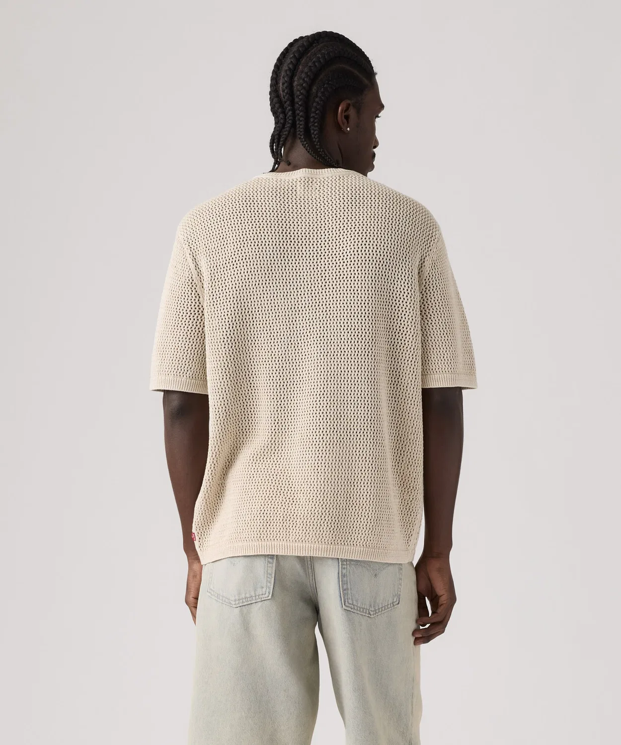 Мужской свитшот с принтом Stinson Sweater Tee Levi's, Белый — фото 3