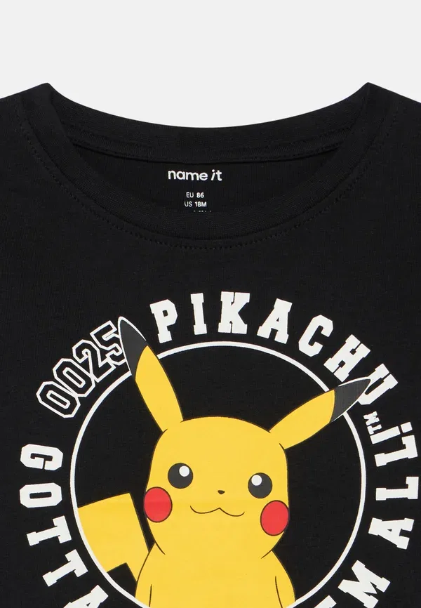 Футболка с принтом Pokemon, Name It, черный — фото 4