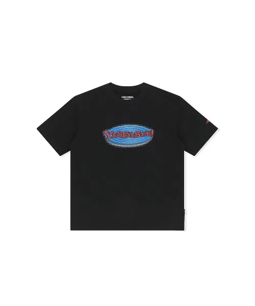 Детская футболка с принтом Y.E.S Web Logo Kids Tee YESEYESEE, Черный