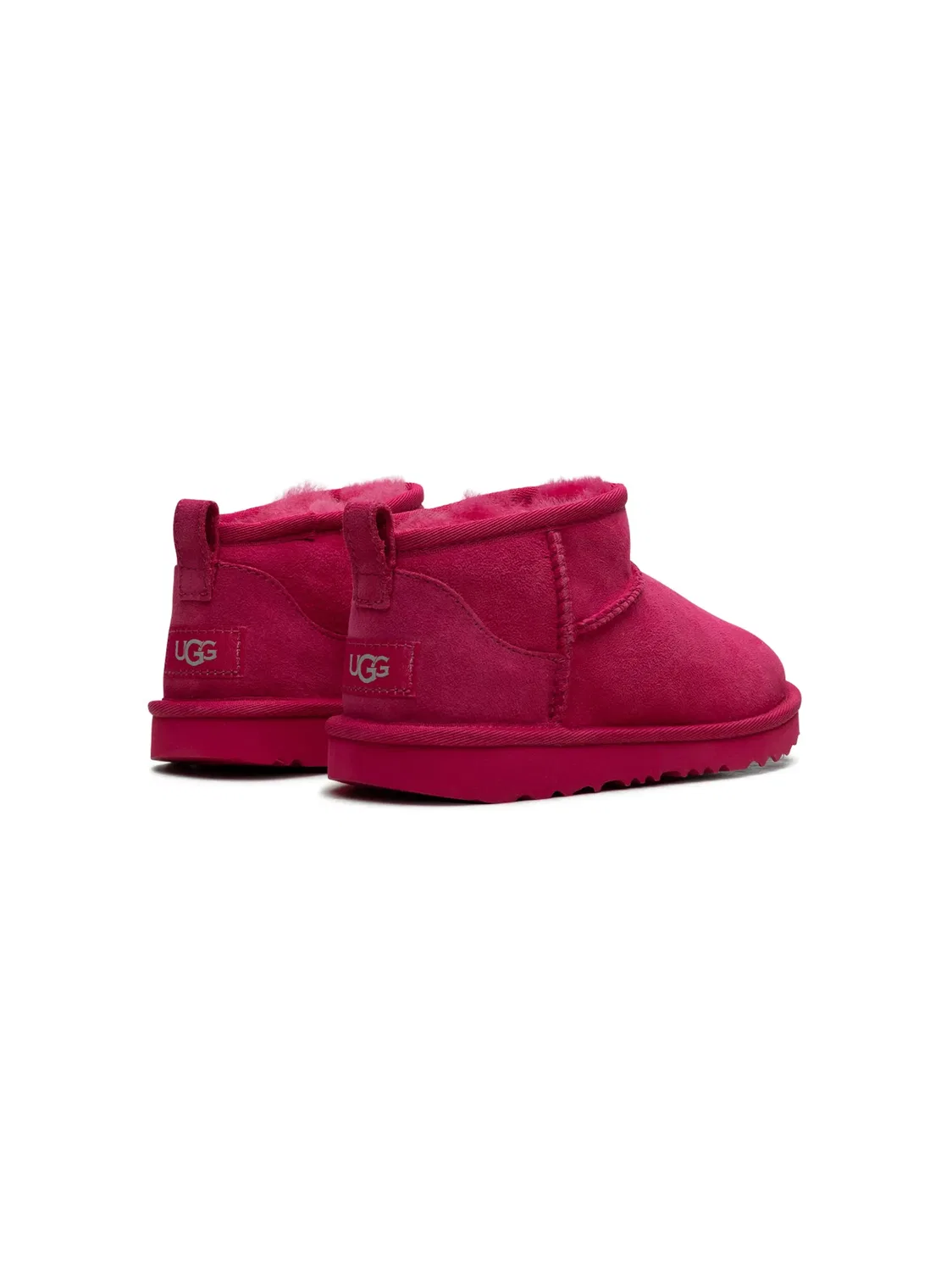 UGG Ботинки Ultra Mini Berry замшевые розовые — фото 4