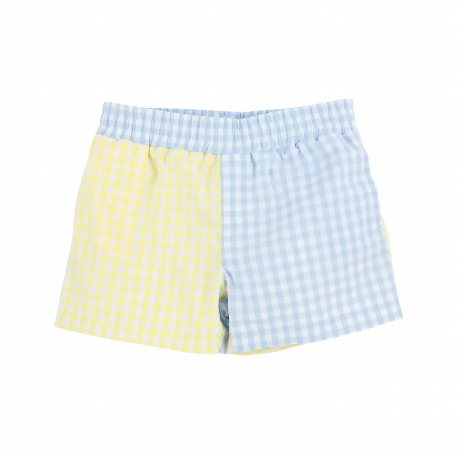 Детские шорты для мальчиков на резинке Sheffield Buckhead Blue/Yellow Gingham Beaufort Bonnet, Buckhead Blue/Yellow Gingham