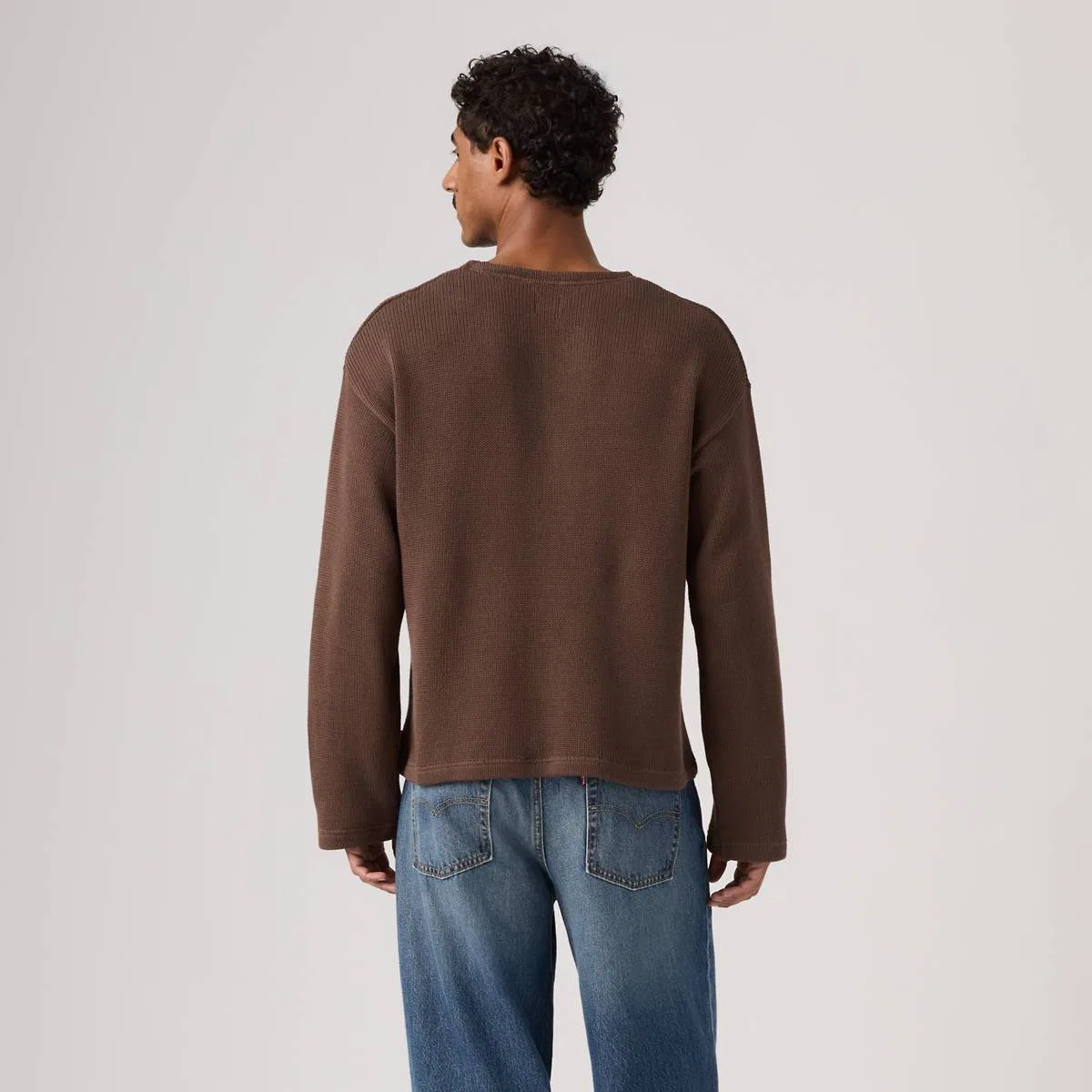 Свитер свободного кроя Posey Levi's, Shopping Bag - Brown — фото 4