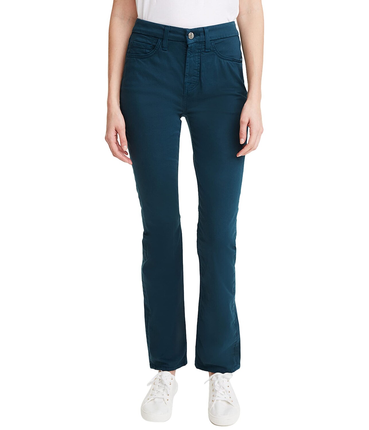 

Джинсы JEN7, Sateen Slim Straight in Teal