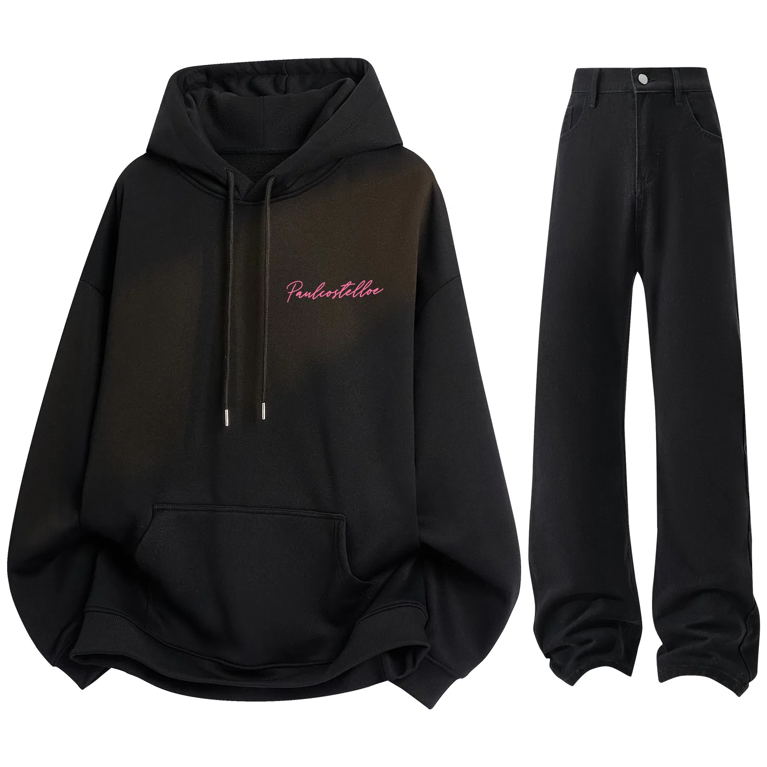 Детский комплект из свитшота с капюшоном и джинсов, Sweatshirt Sets Unisex Hooded Moderate, Paul Costelloe — фото 4