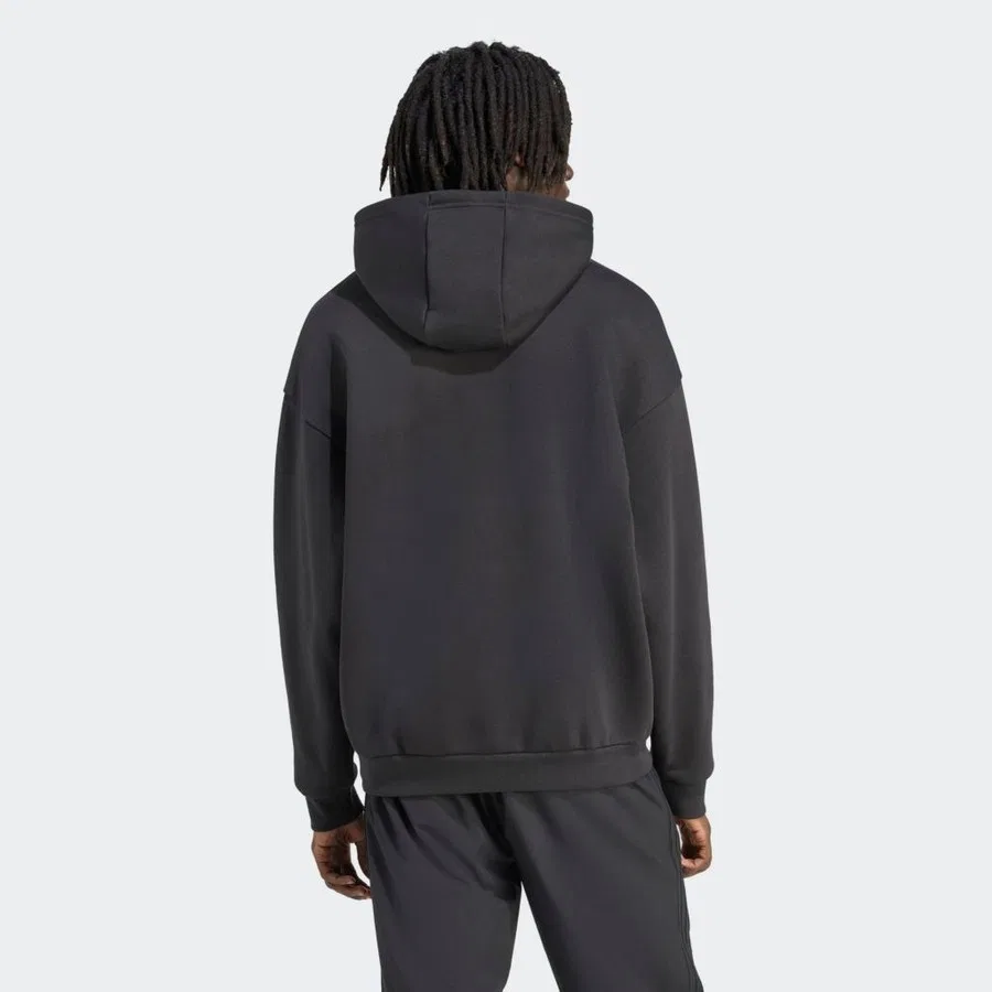 Свитшот спортивный с капюшоном Front St Hd adidas, Черный — фото 3