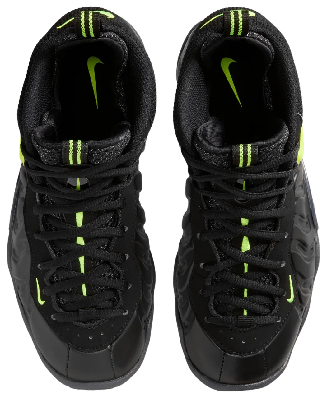Кроссовки для мальчиков Little Posite Pro Nike, цвет Black/Voltage Yellow — фото 4