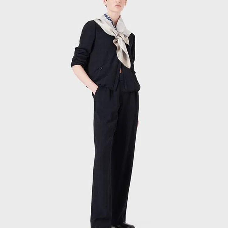 Женская куртка с длинным рукавом EMPORIO ARMANI, Black — фото 3