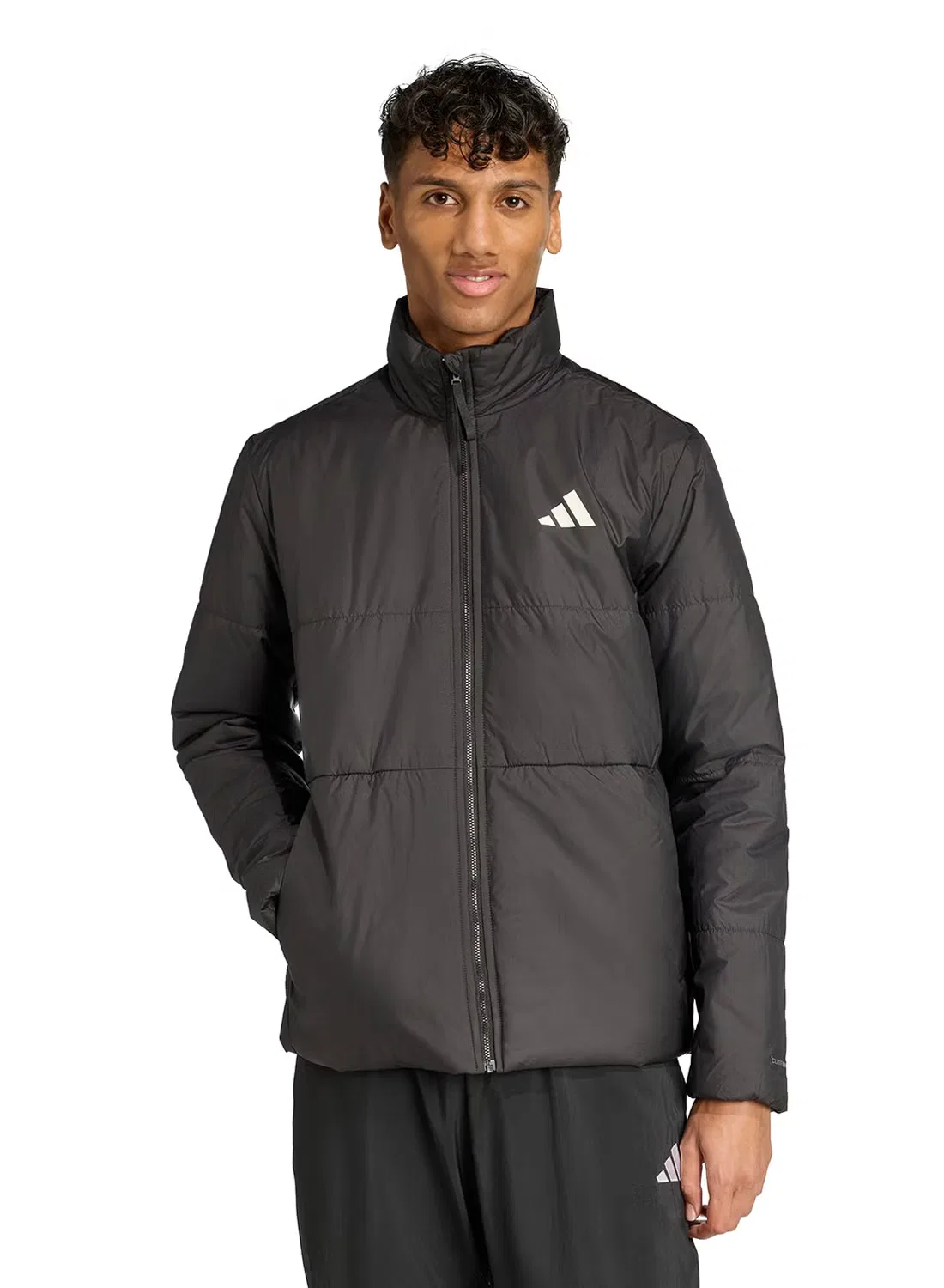 Куртка утепленная с длинным рукавом Bsc 3-stripe climawarm Adidas, черный