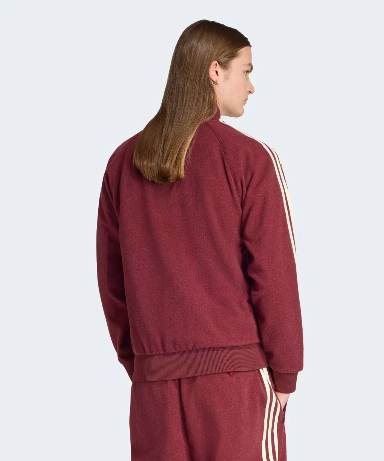Мужской/Женский Трек-топ с длинным рукавомAdidas Originals, Red — фото 2