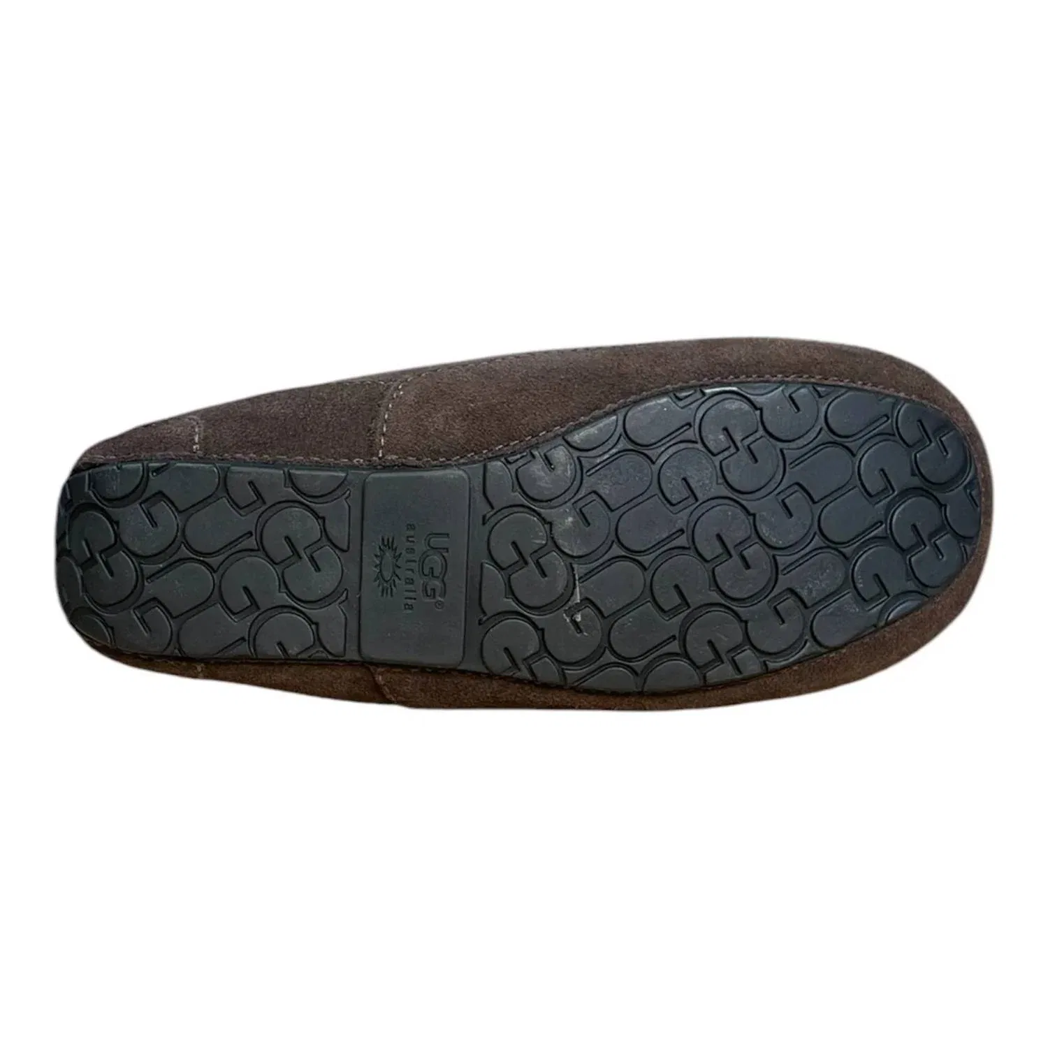 Детские тапочки-мокасины для мальчиков Ascot UGG, Espresso — фото 4