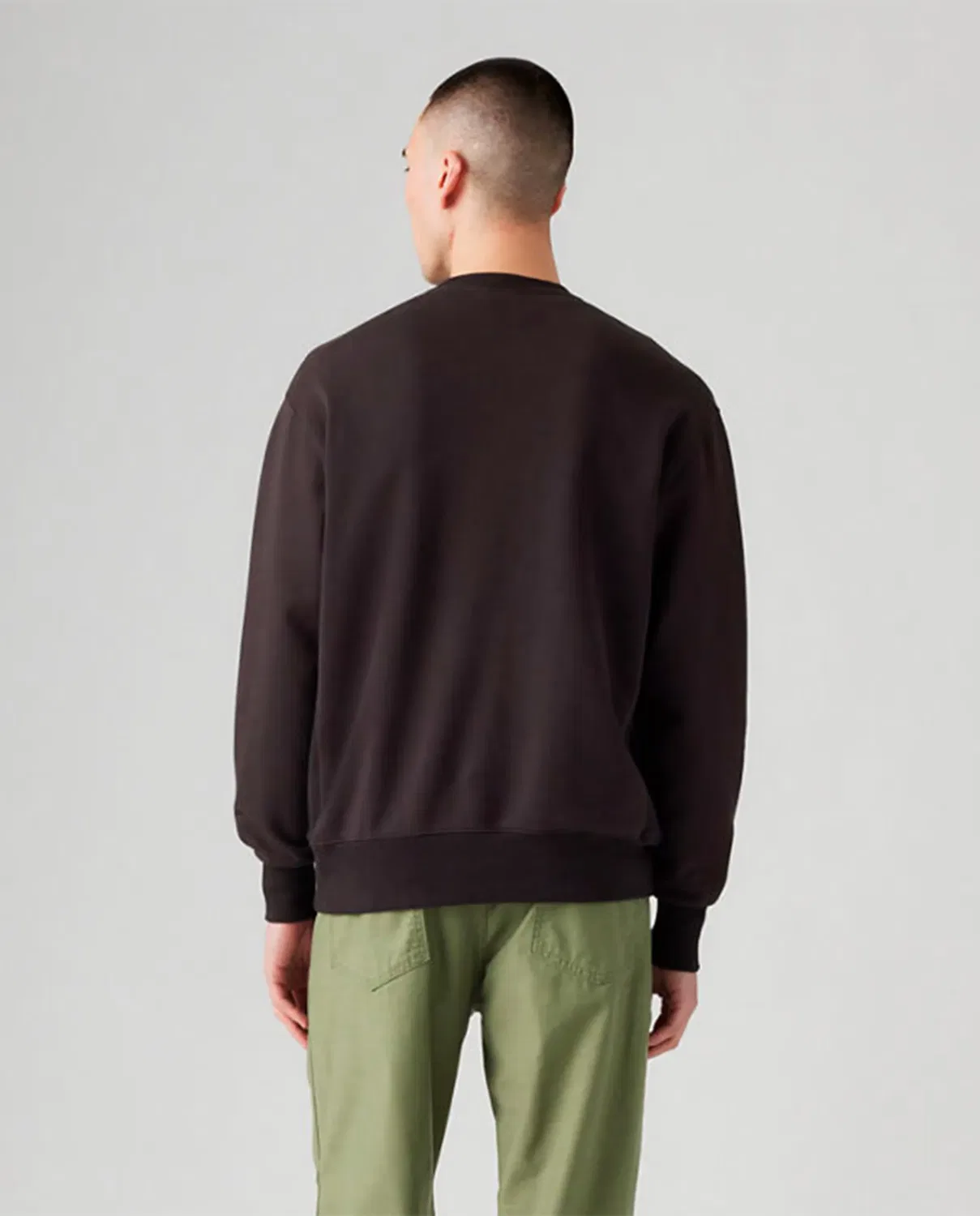 Мужская свитшот из мягкого хлопка Levi's, Negro — фото 2