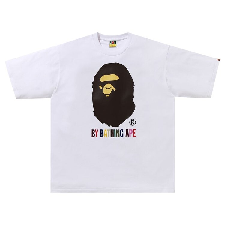 

Футболка BAPE Colors By Bathing Ape Relaxed Fit Tee 'White', белый