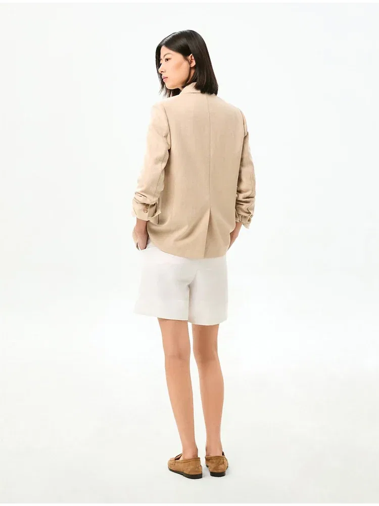 Блейзер текстурный TOMMY HILFIGER, Beige — фото 3
