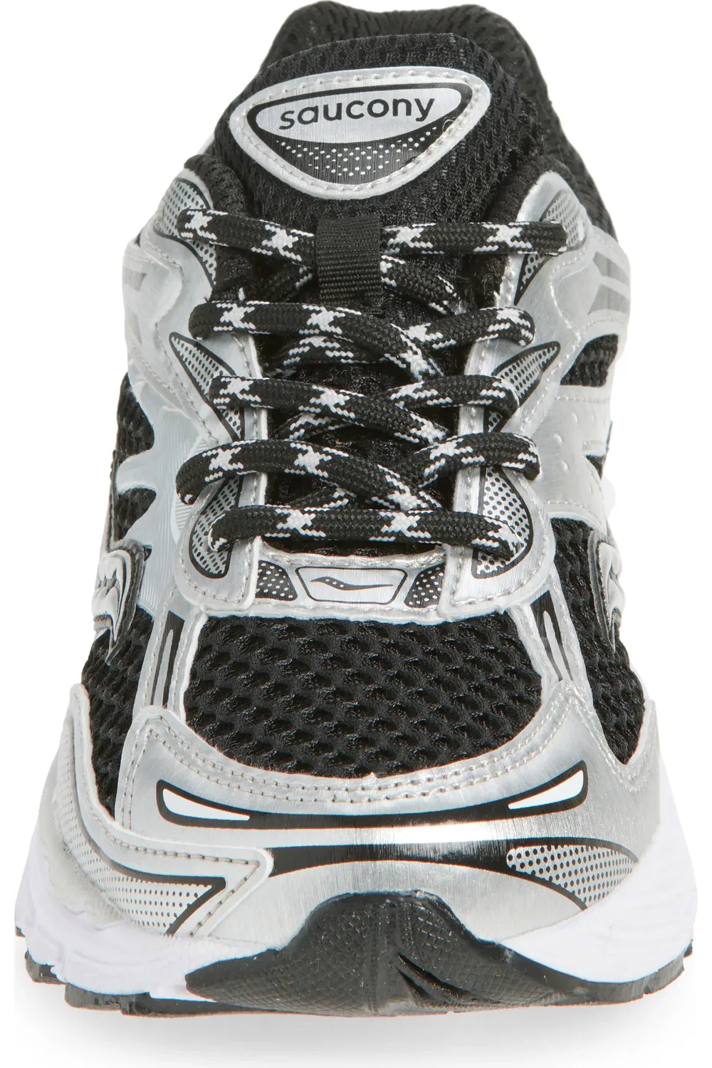 Кроссовки детские с сетчатым верхом ProGrid Omni 9 Saucony, Black Silver — фото 4