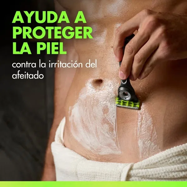 Крем для бритья и очищающий гель для тела GilletteLabs Body + Intimate Labs Body Crema 2 En 1, 177 мл — фото 4