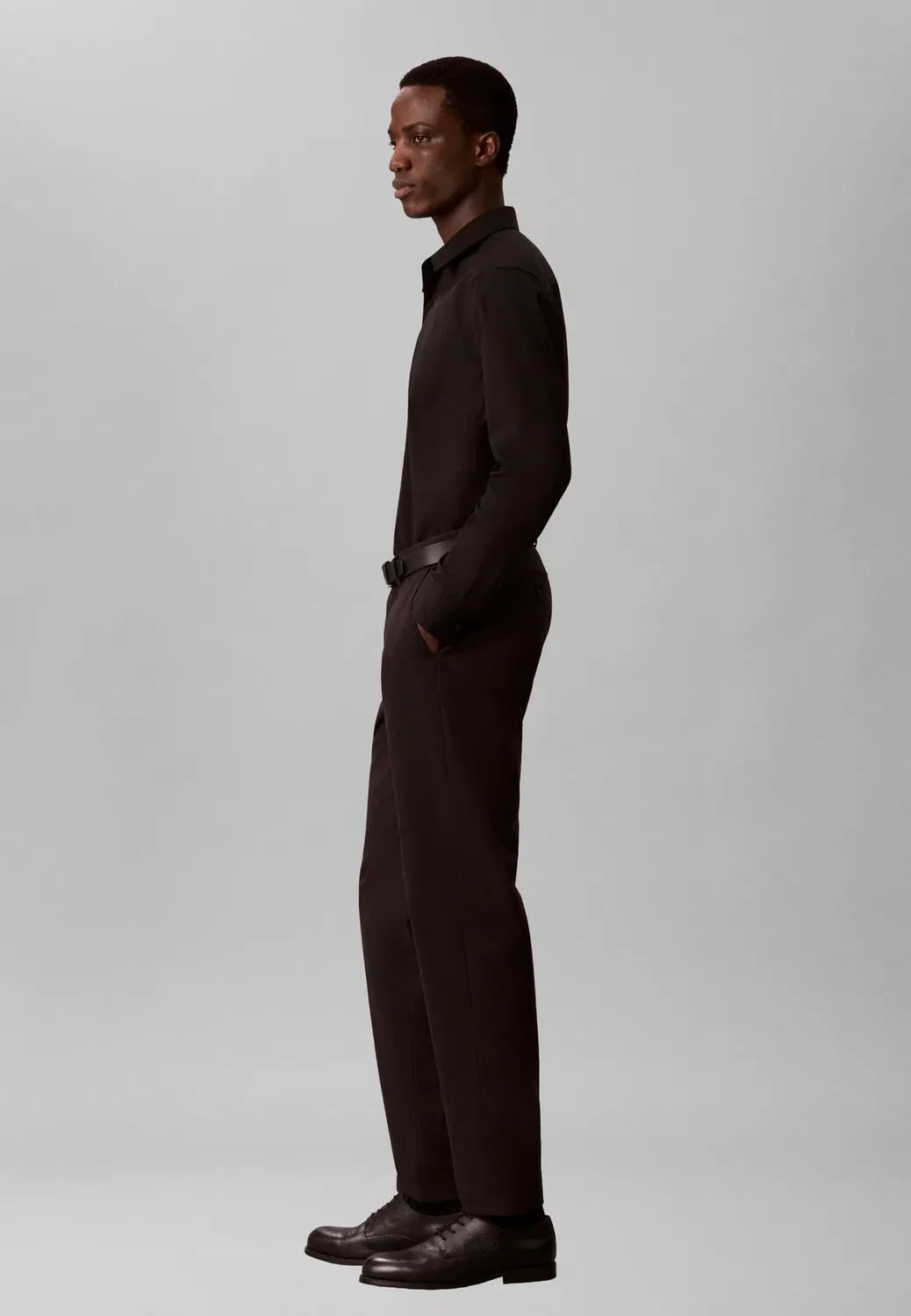 Низ - чиносы Calvin Klein, Black — фото 4