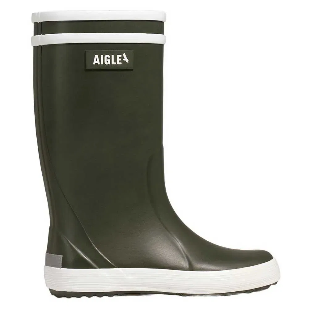 Детские резиновые сапоги с отражателем Lolly Pop 2 Aigle, Green