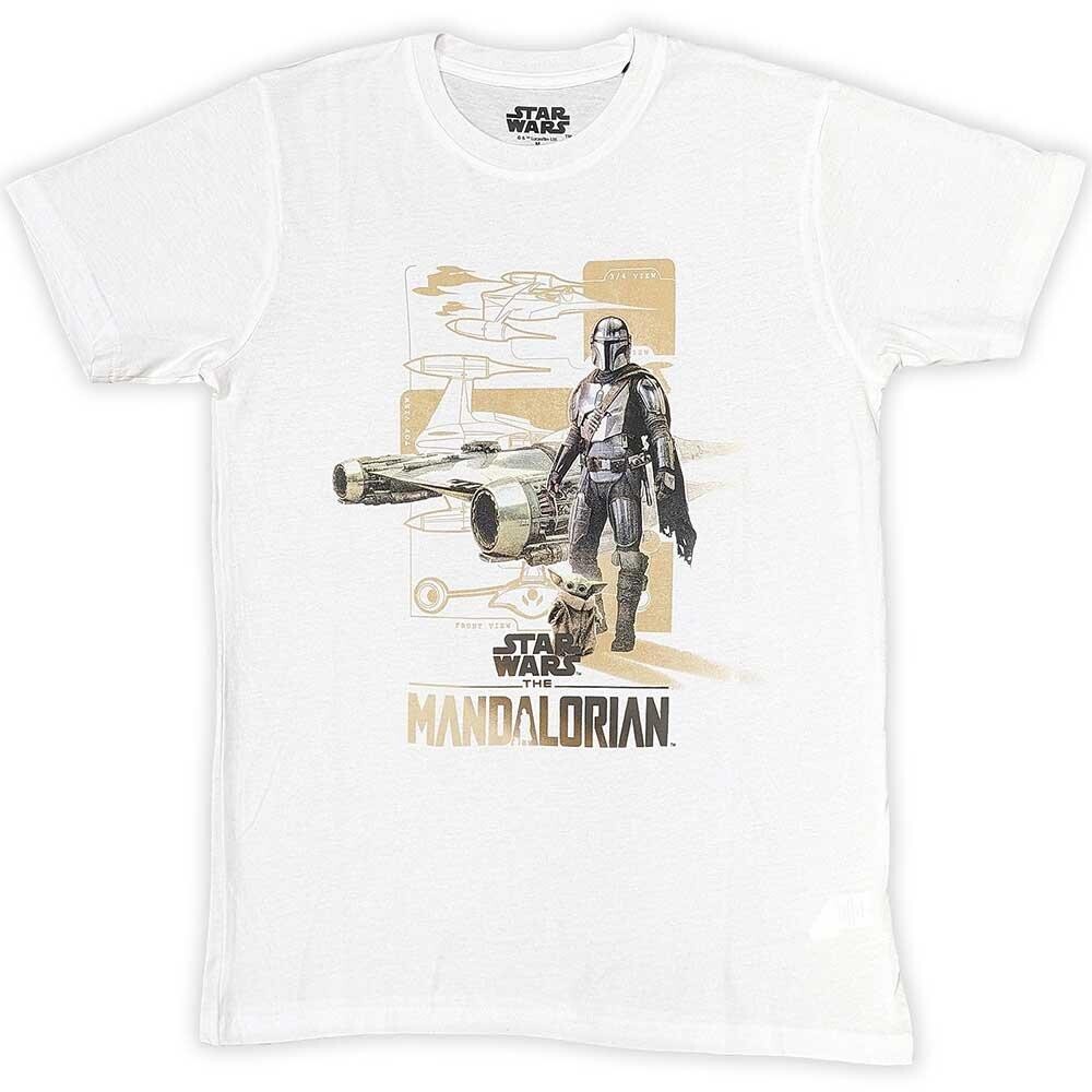 

Футболка «Мандалорец Дин и Грогу» Star Wars, белый
